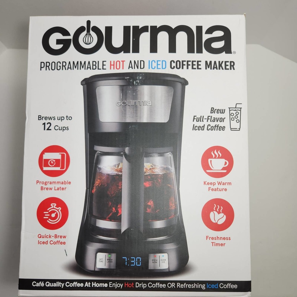 Gourmia - Programmable Hot and Iced Coffee Maker